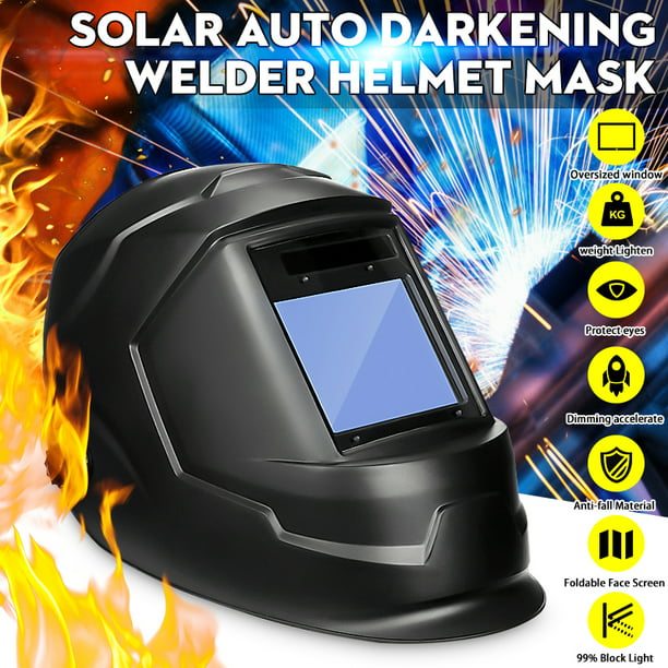 AUDEW Solar Auto Darkening Welding Helmet Cover Protect for ARC/MIG/TIG Grinding